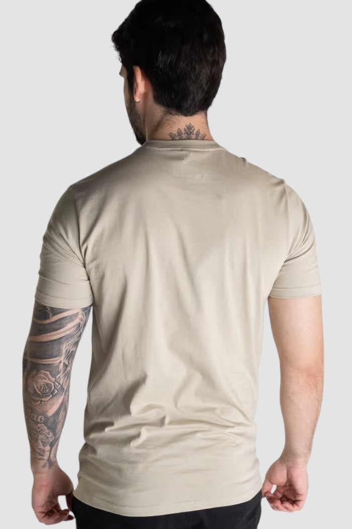 Camiseta John John Básica Transfer Verde Claro