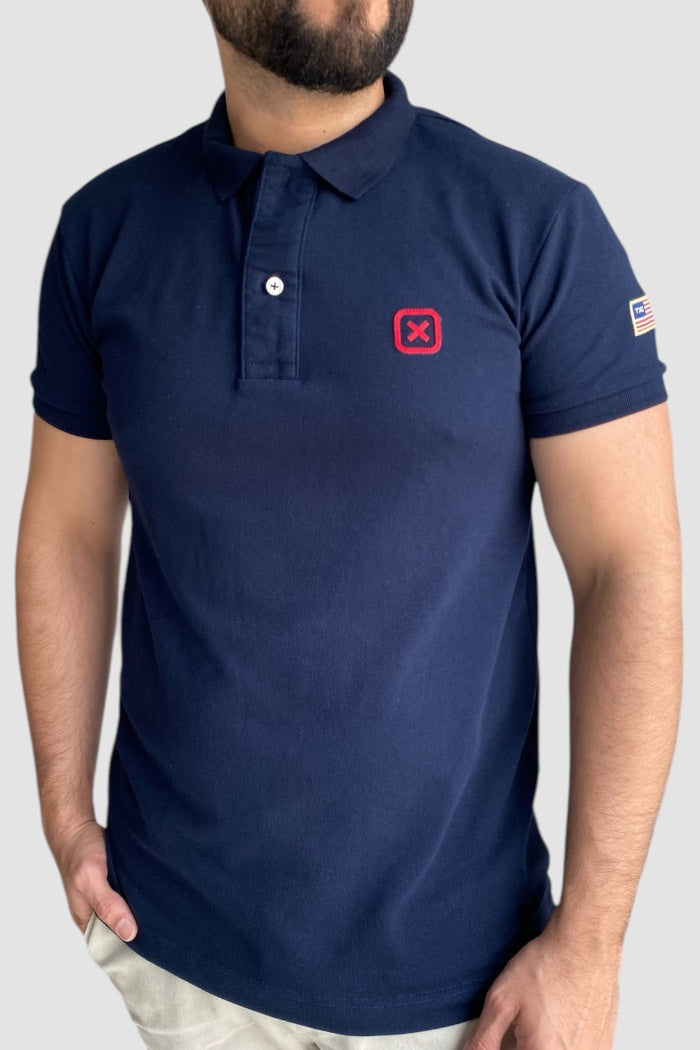 POLO TXC CUSTOM BORDADO 6368 MARINHO