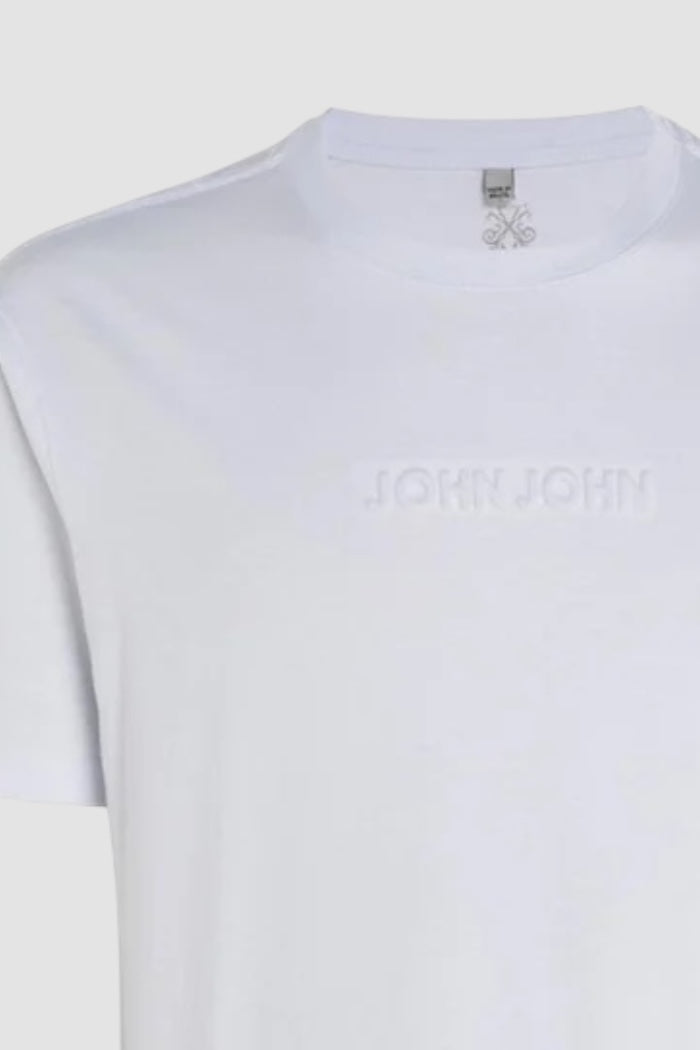 Camiseta John John Embossed Branco