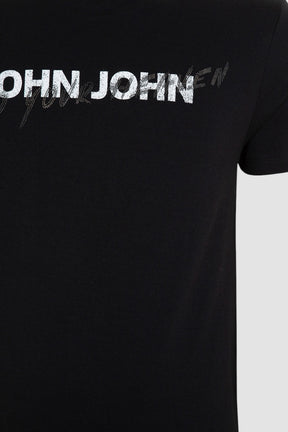 Camiseta John John Sl Find Preto