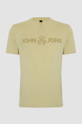 Camiseta John John Logo Amarelo Claro