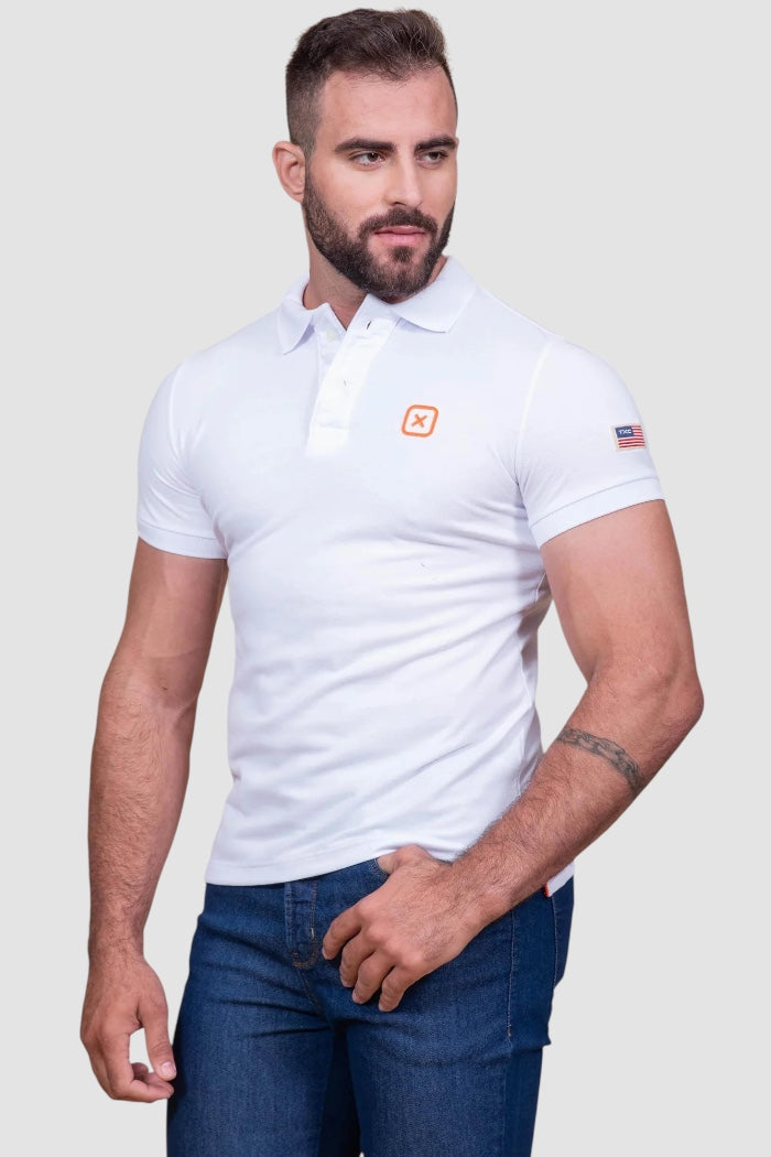 POLO CUSTOM BORDADO 6368 TXC BRANCO