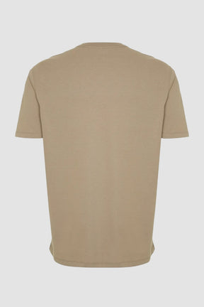 Camiseta John John Logo Bege Claro