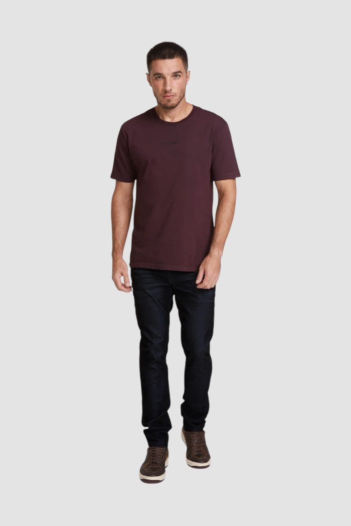 Camiseta John John Clean Bordo