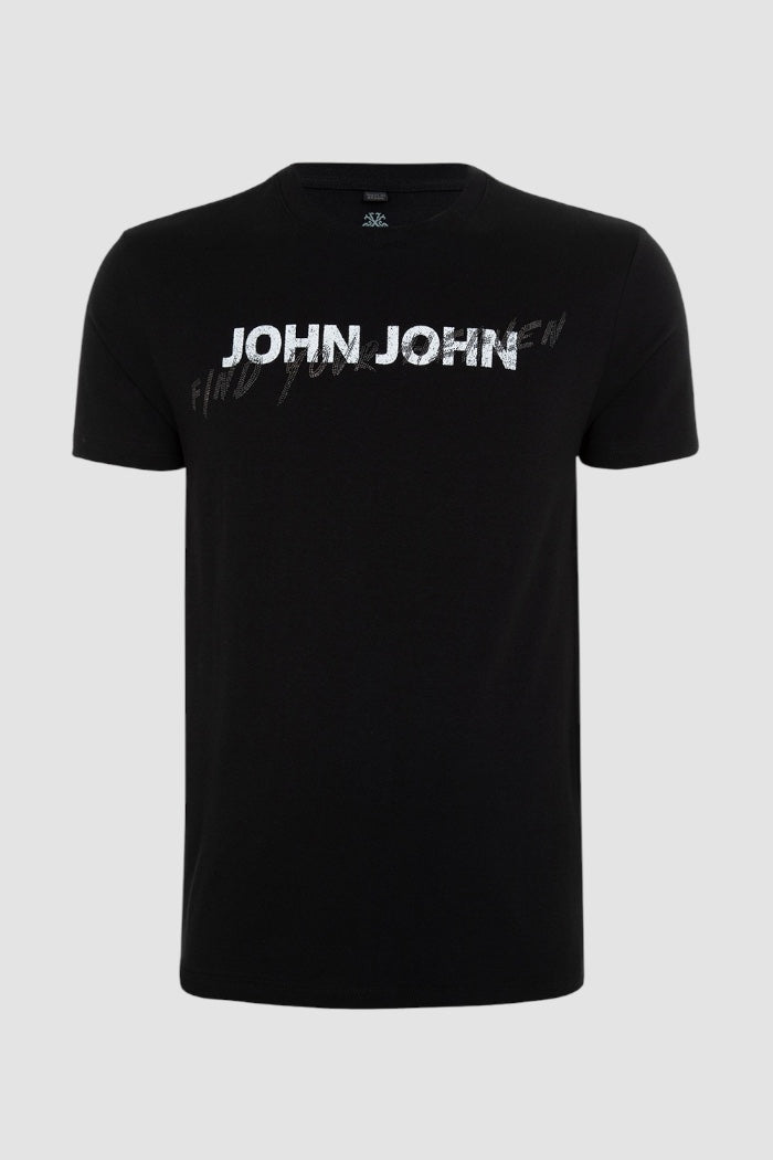 Camiseta John John Sl Find Preto