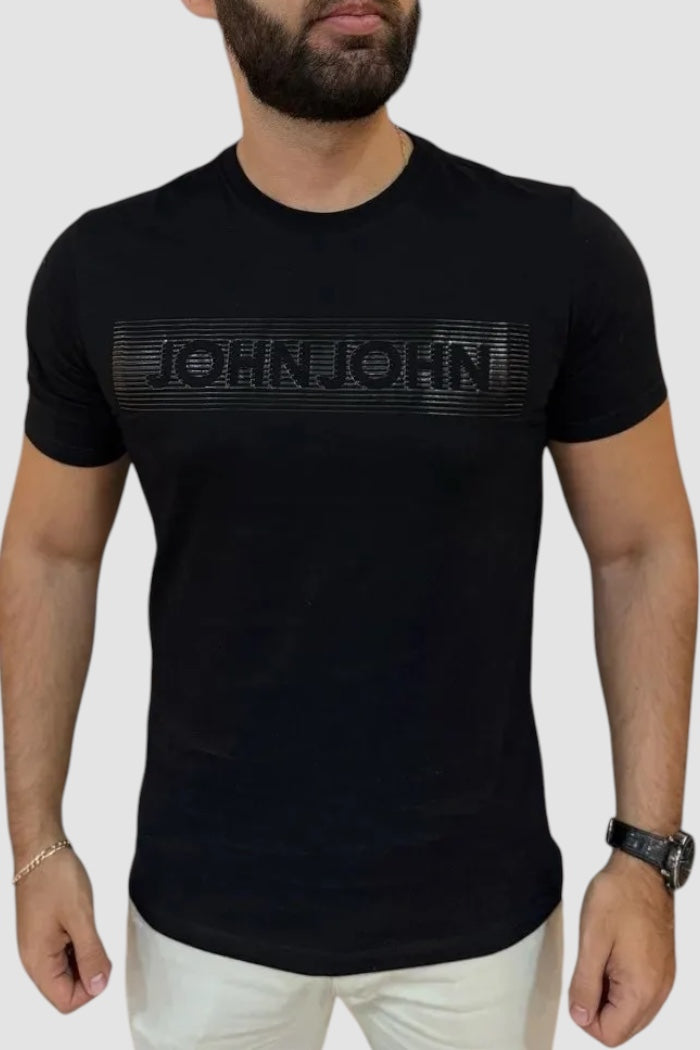 Camiseta John John Clean Lines Preto