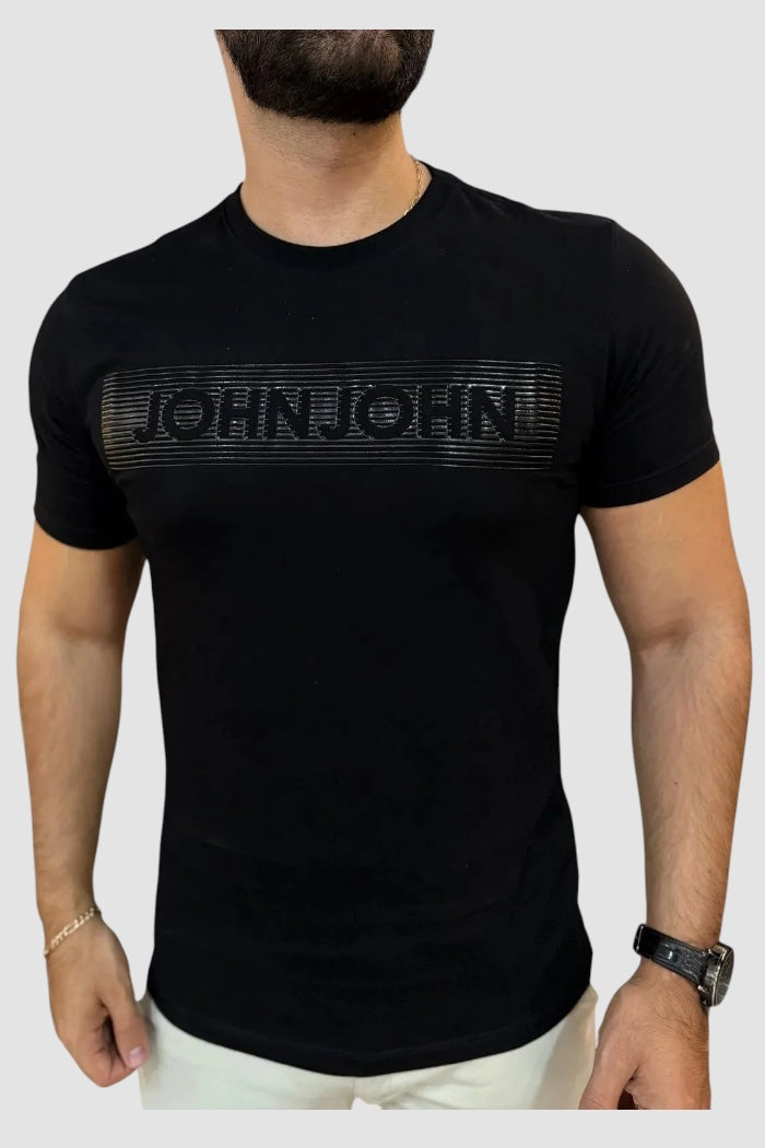 Camiseta John John Clean Lines Preto