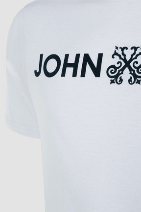 Camiseta John John Logo Branco