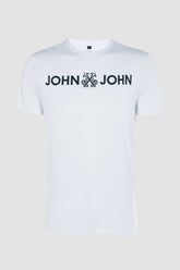 Camiseta John John Logo Branco