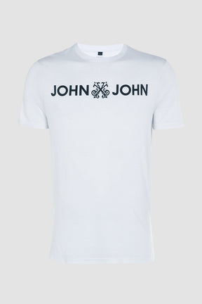 Camiseta John John Logo Branco