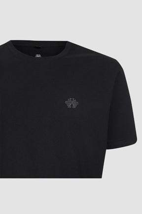 Camiseta John John Básica Transfer Preto