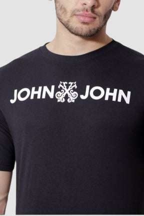 Camiseta John John Logo Preto